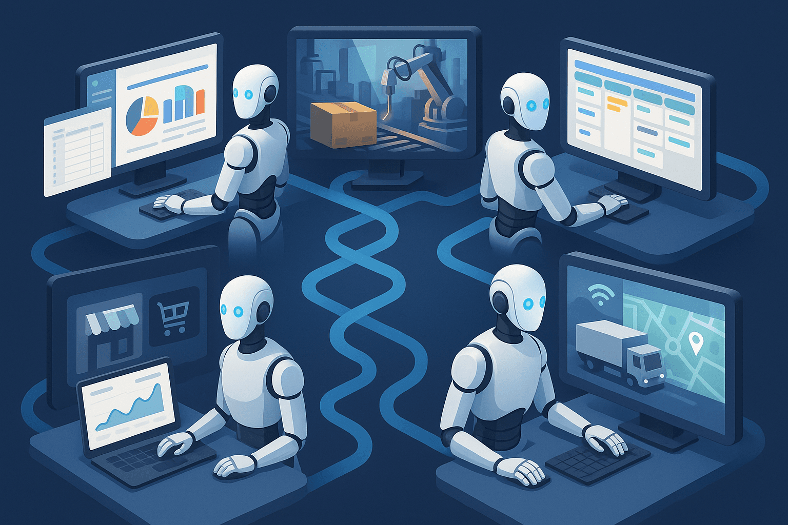 Agentic AI: Revolutionizing Workflows with Autonomous Agents - AI article hero image
