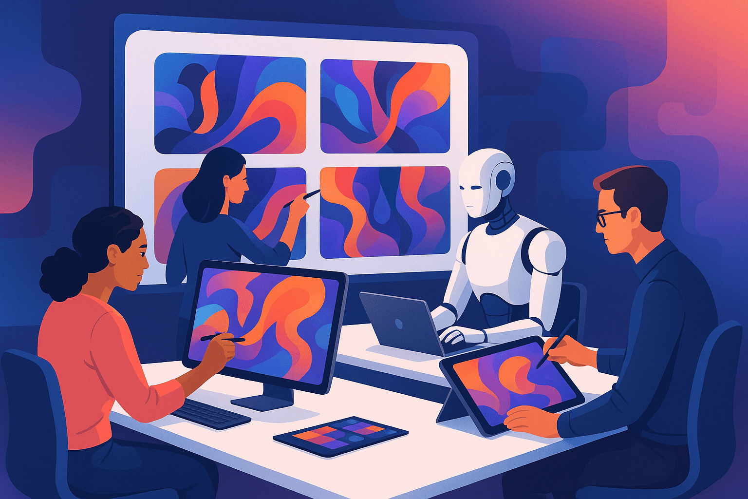 Future Trends in AI for Creative Professionals - AI article hero image