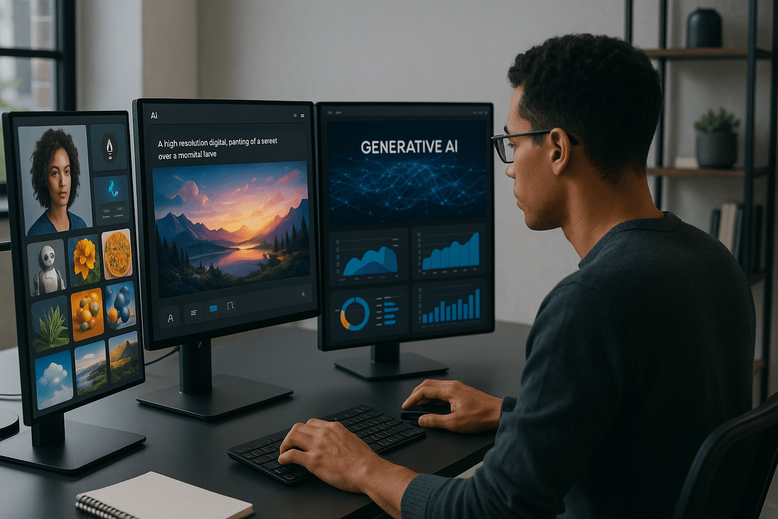 How to Use AI to Create a Month of Content in a Single Afternoon - AI article hero image