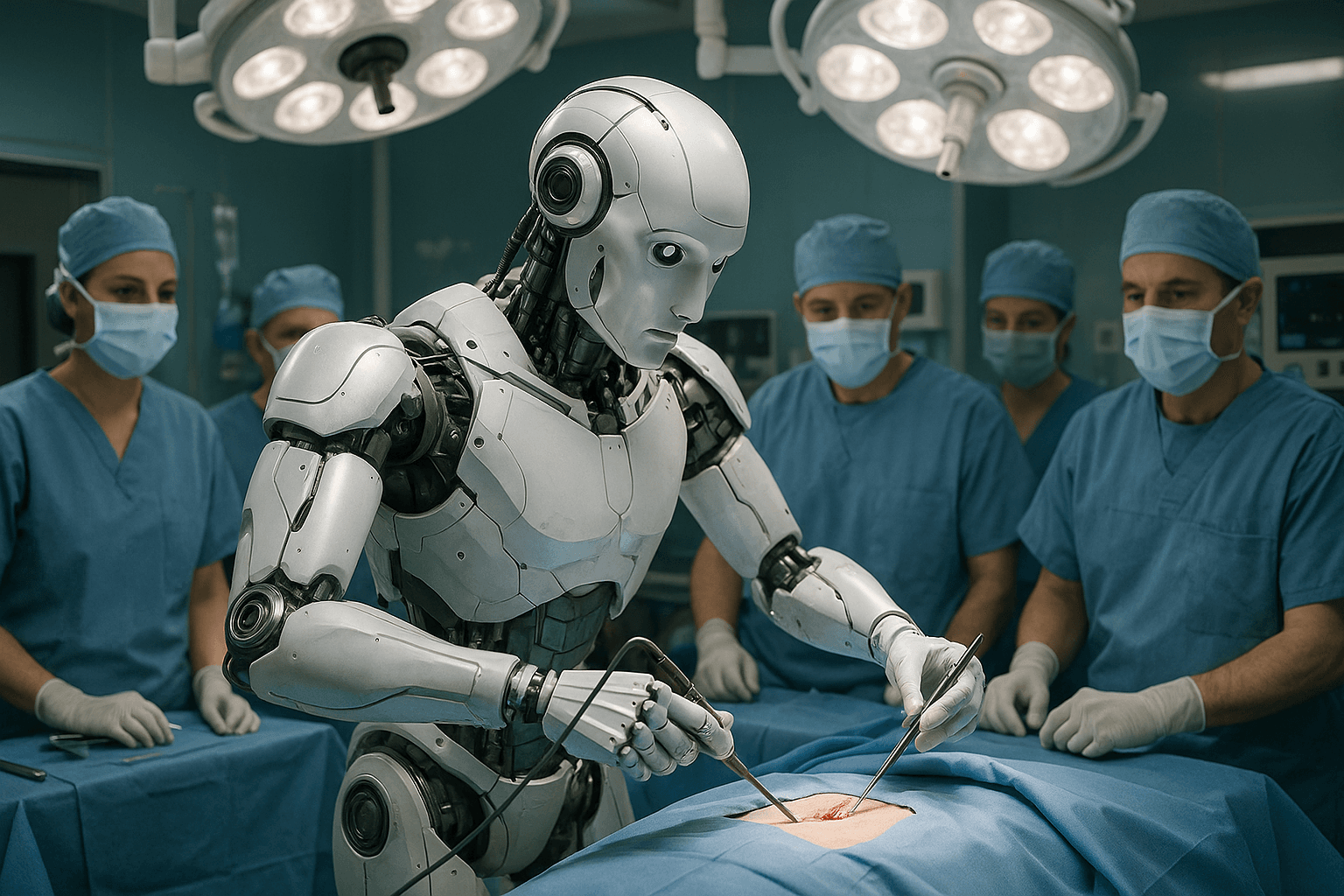 AI-Powered Humanoid Robots Perform Live Surgeries: A Medical Milestone - AI article hero image