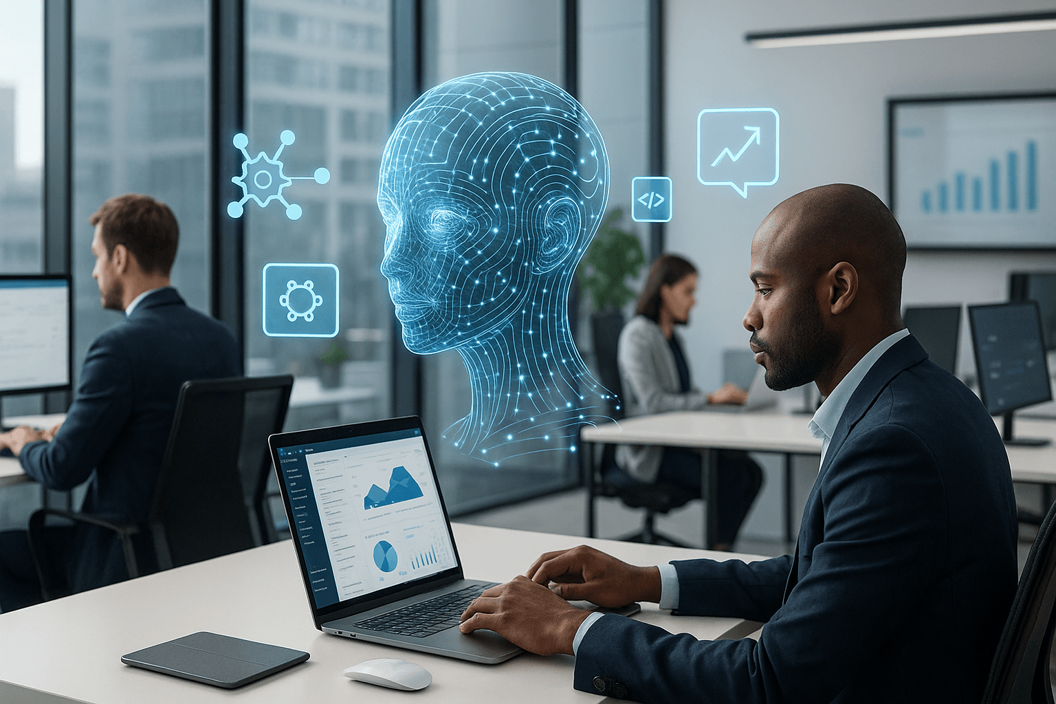 Challenges and Solutions in Implementing AI Agents - AI article hero image