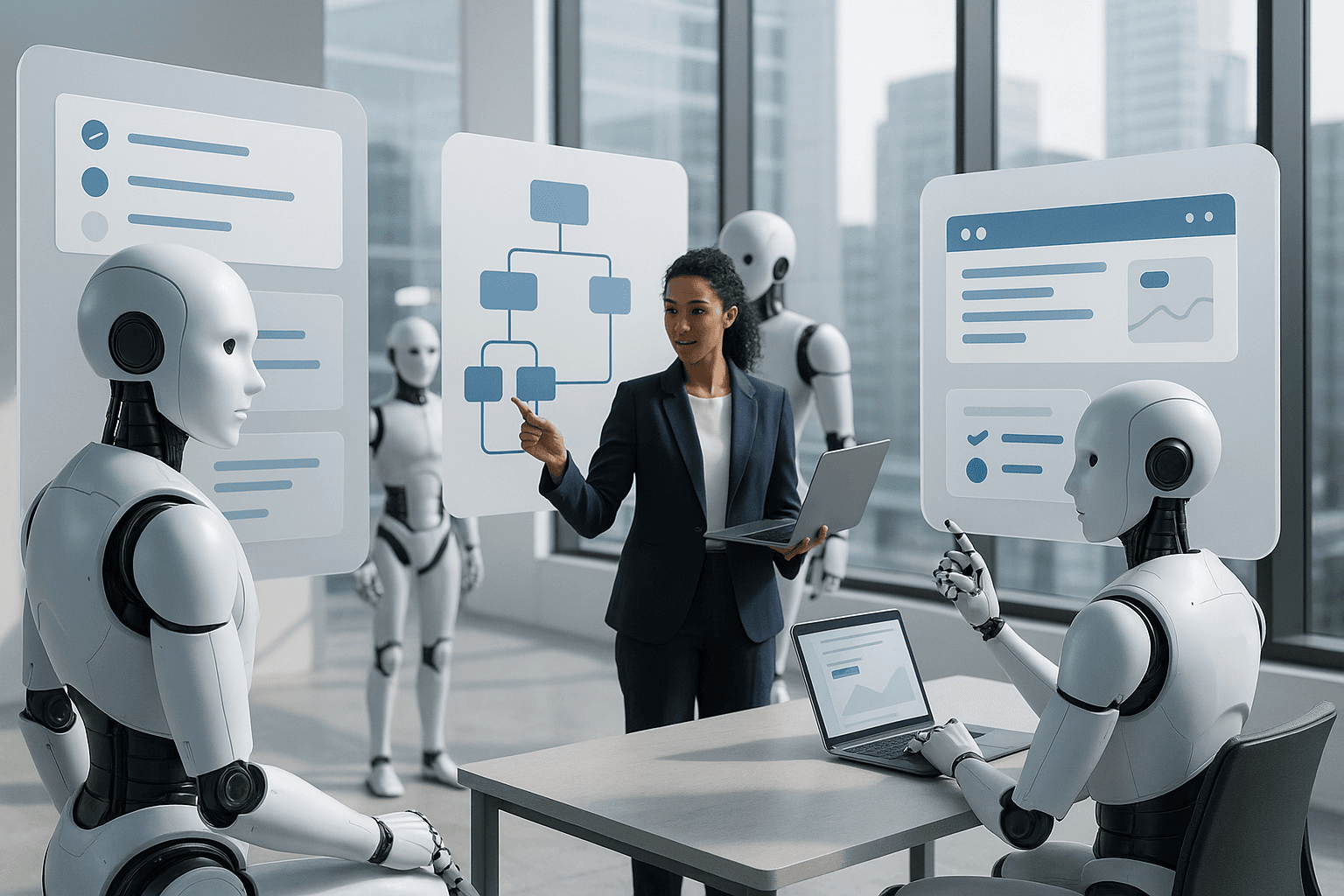 Implementing AI Agents in Enterprise Workflows: Strategies and Tools - AI article hero image