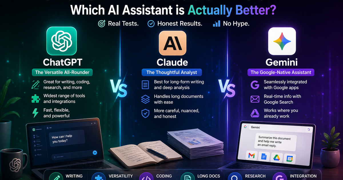 Chatgpt vs Claude vs Gemini