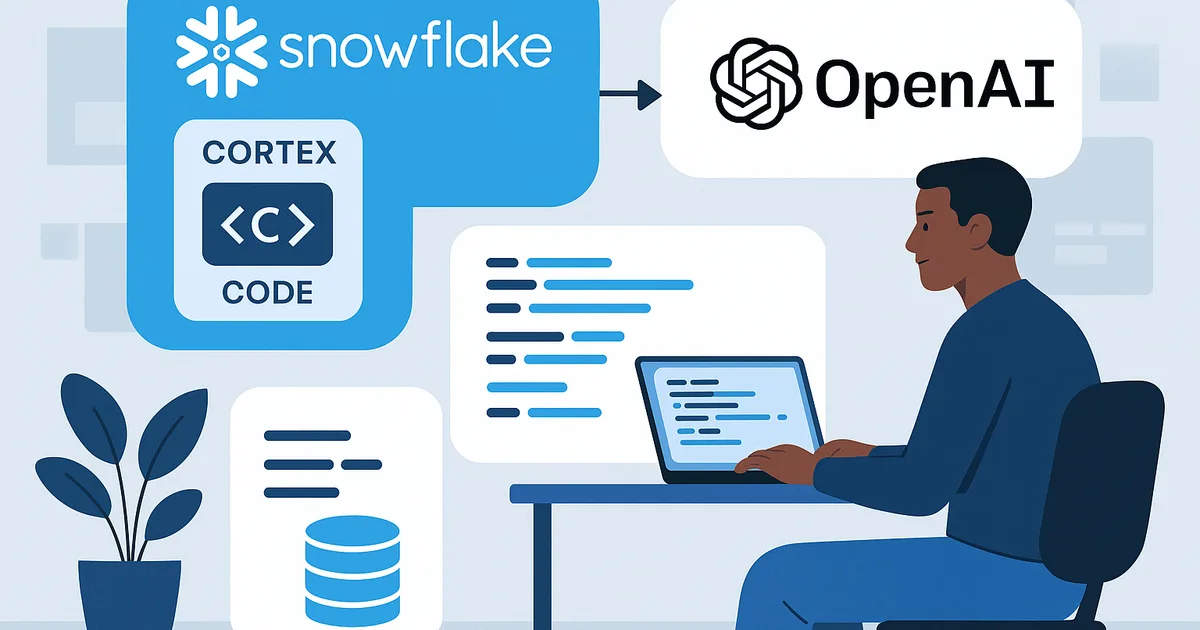 Snowflake's Cortex Code and OpenAI Partnership: Transforming AI Development - AI article hero image