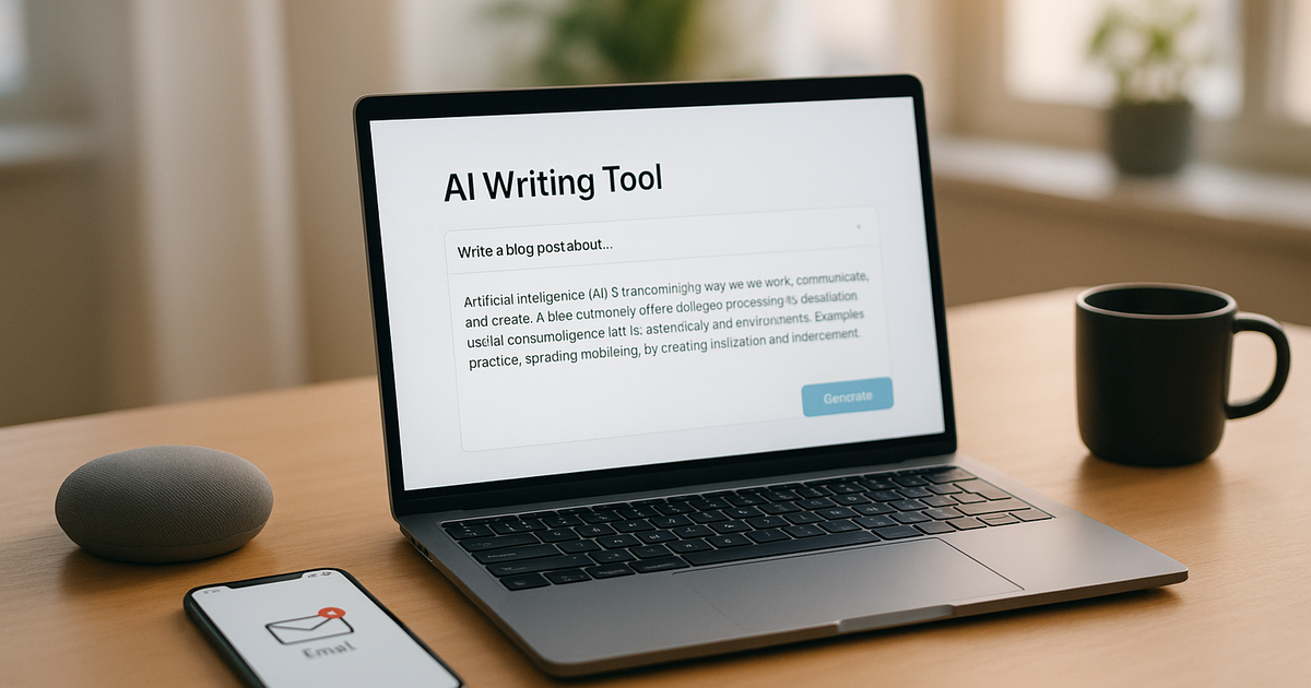 How to Write a Week of Business Emails in 30 Minutes Using AI - AI article hero image